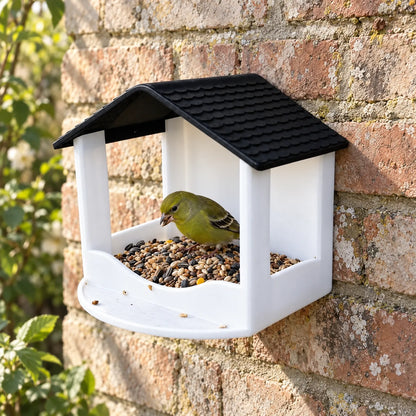 Modernes Vogelfutterhaus Für Die Hauswand