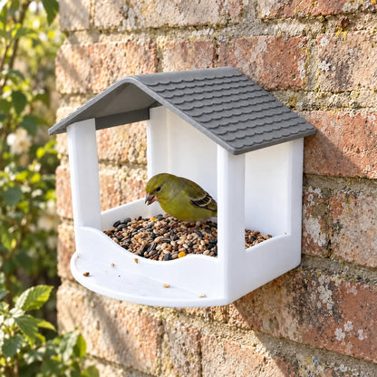 Modernes Vogelfutterhaus Für Die Hauswand