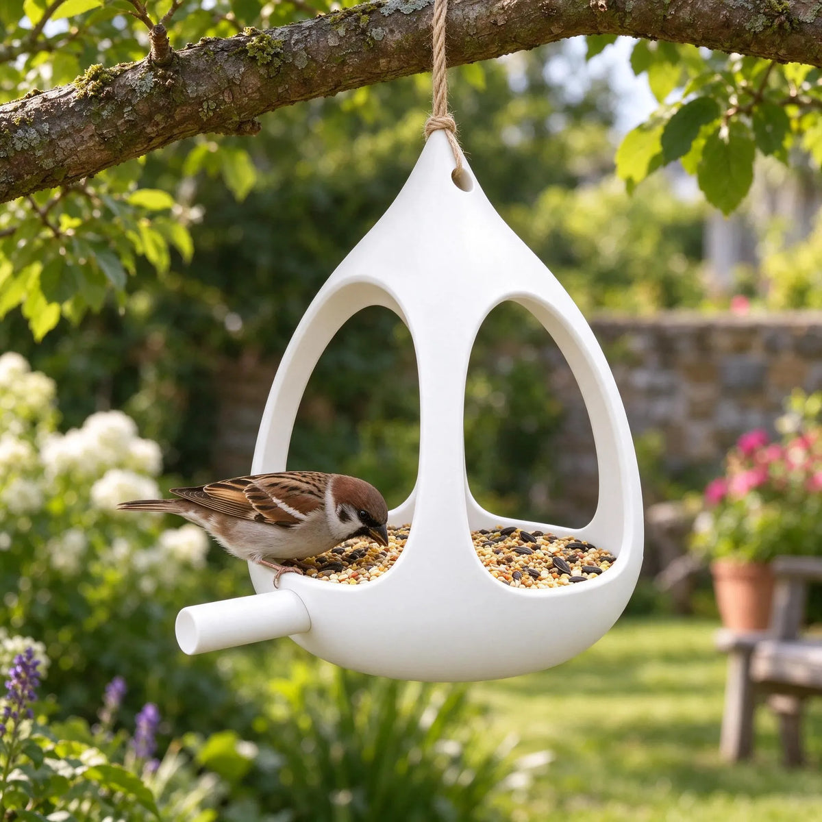Modernes Vogelhaus Zum Aufhängen Draußen
