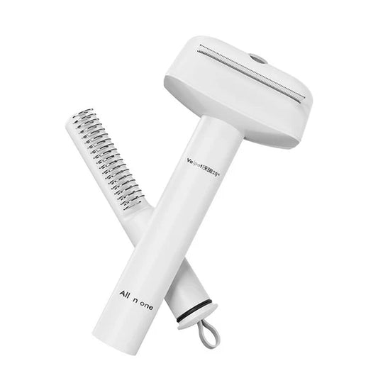 Salem | 2-in-1 Haustierbürste Mit Felltrimmer Für Effektive Fellpflege