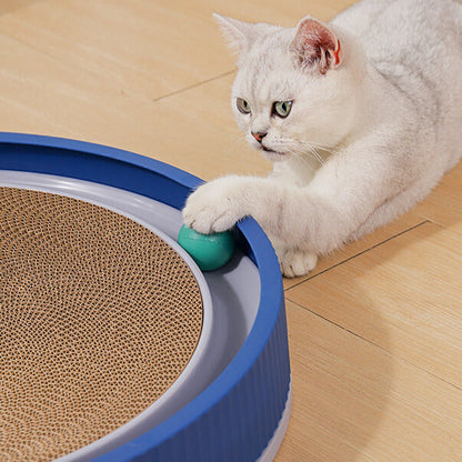 Lena | Kratzspielzeug mit Spielball für Katzen