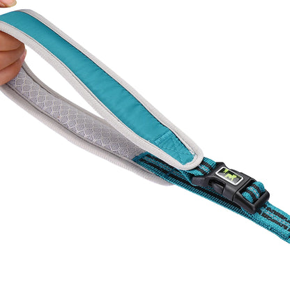 Reflektierende Hundeleine mit Kotbeutelspender 150 cm | Trego