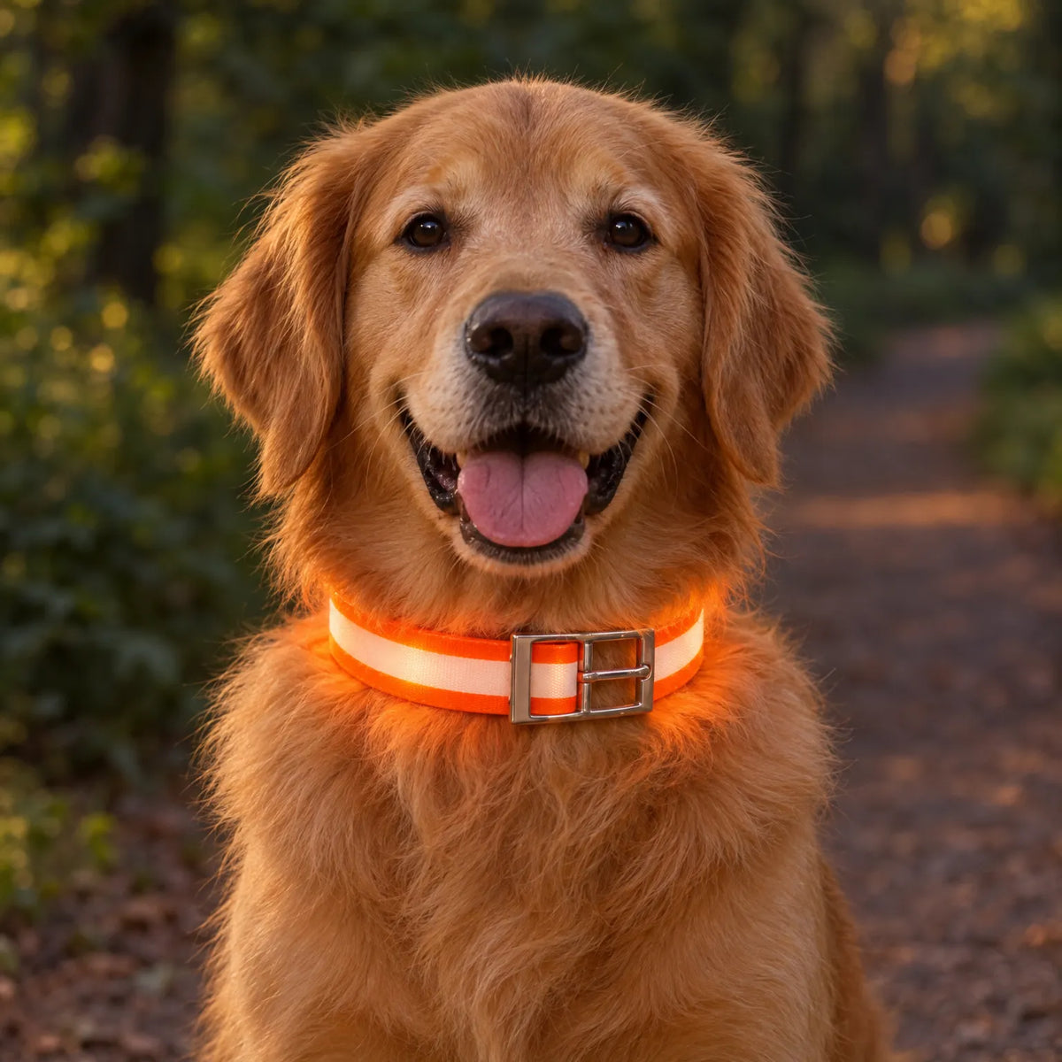 Reflektierendes Hundehalsband Mit D-Ring