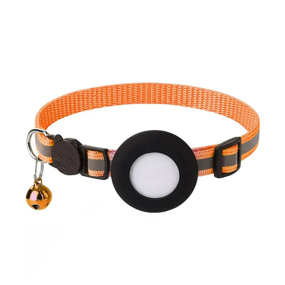 Reflektierendes Katze halsband mit AirTag Halterung und Glocke | VeloxTag