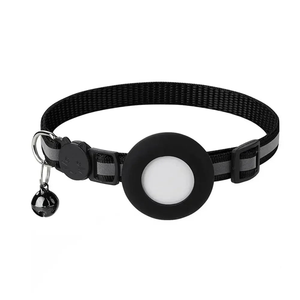 Reflektierendes Katze halsband mit AirTag Halterung und Glocke | VeloxTag