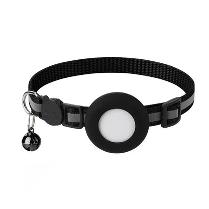 Reflektierendes Katze halsband mit AirTag Halterung und Glocke | VeloxTag