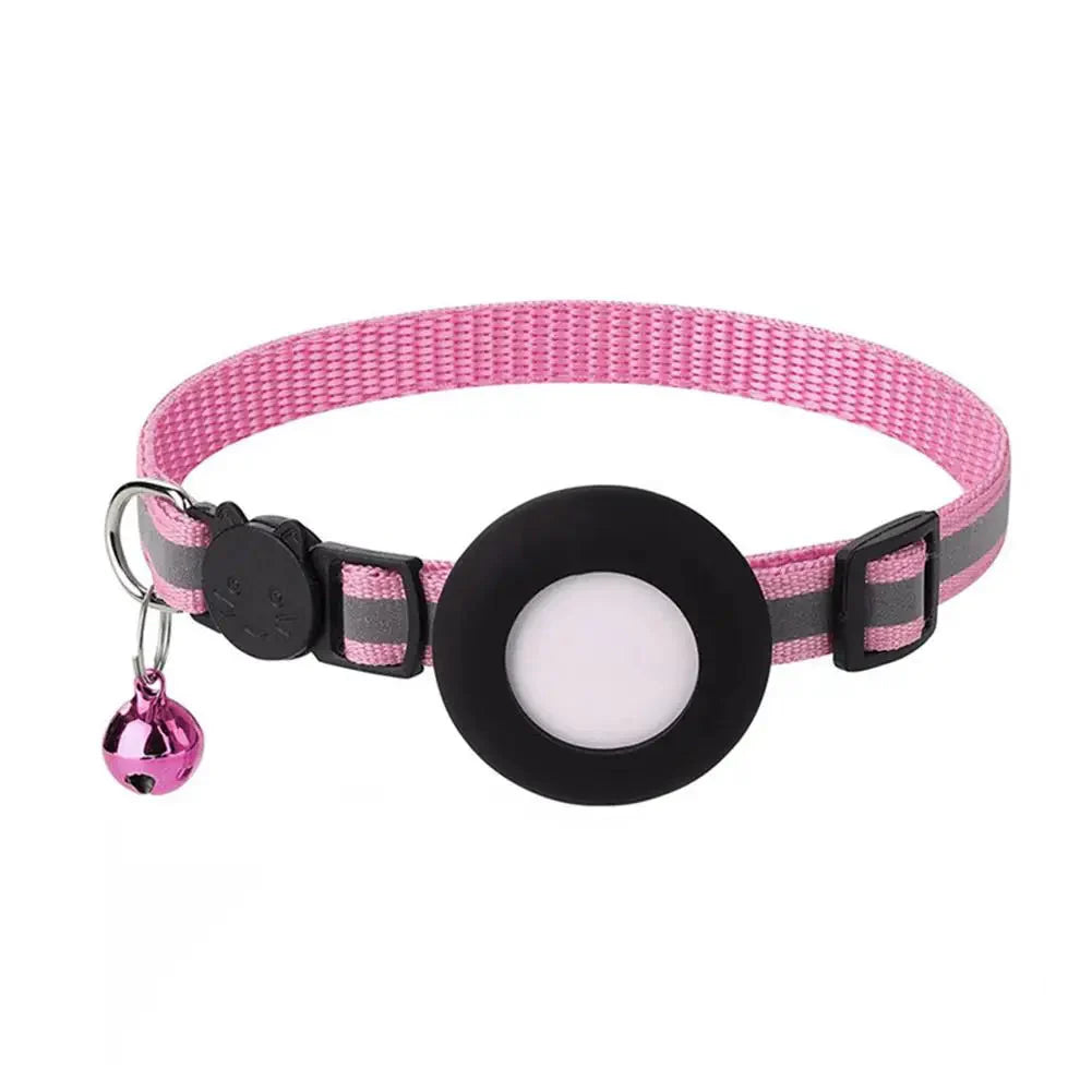 Reflektierendes Katze halsband mit AirTag Halterung und Glocke | VeloxTag