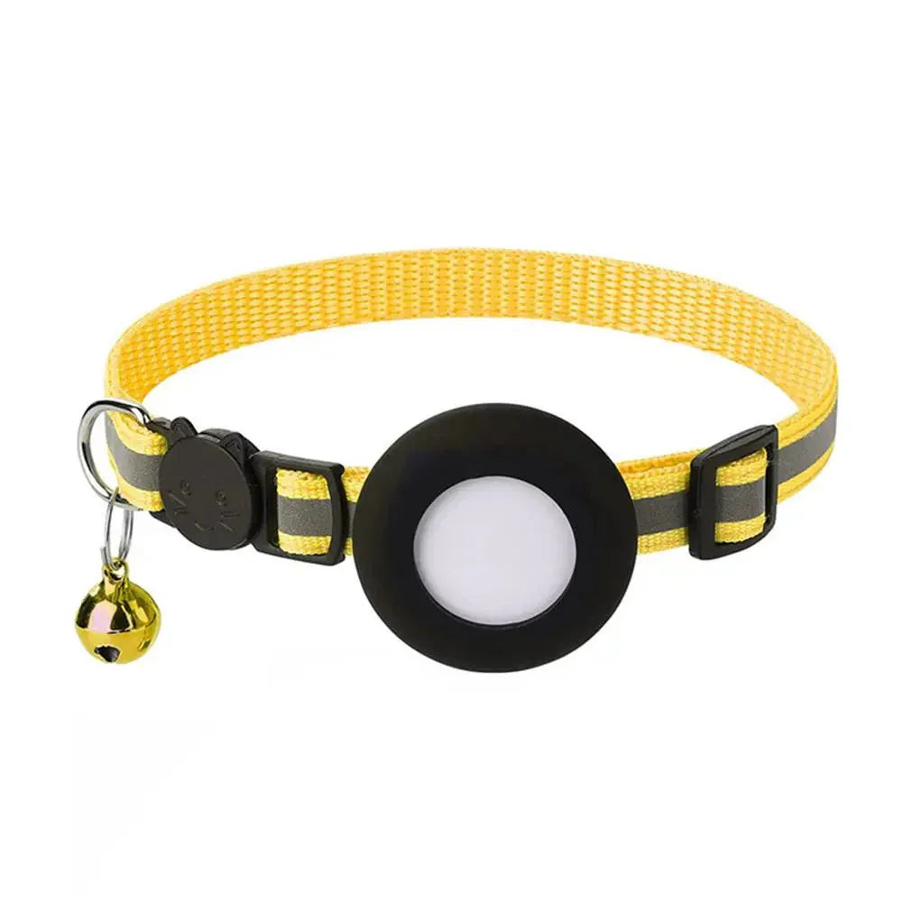 Reflektierendes Katze halsband mit AirTag Halterung und Glocke | VeloxTag