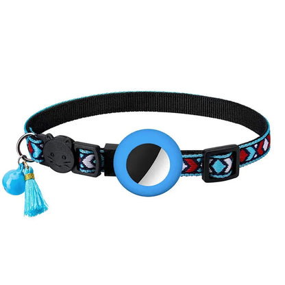 Reflektierendes Katzenhalsband mit integrierter AirTag-Halterung | Traceo