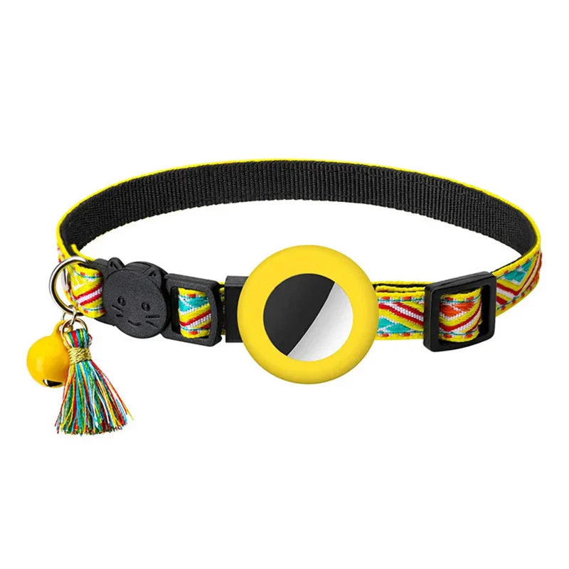 Reflektierendes Katzenhalsband mit integrierter AirTag-Halterung | Traceo