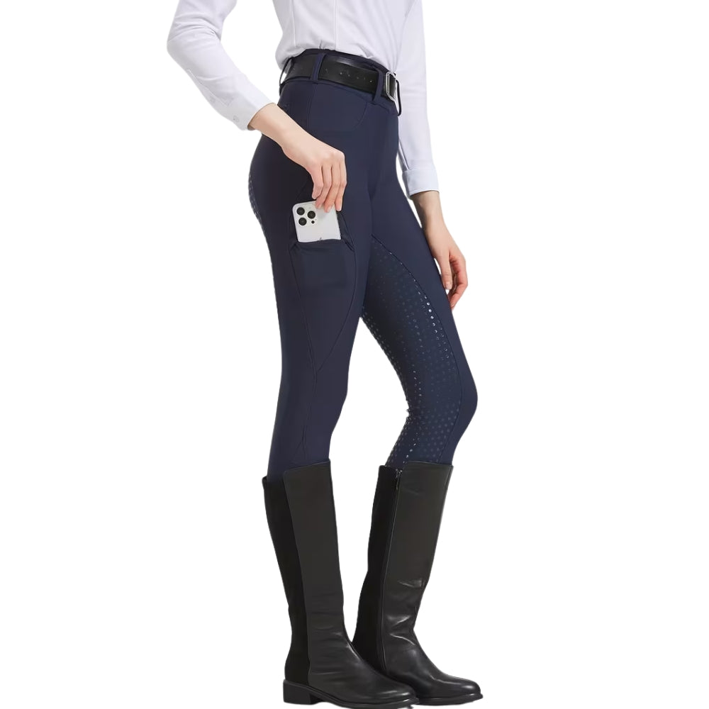 Reithose Silikon Grip High Stretch Reitsport Damen | Velrion
