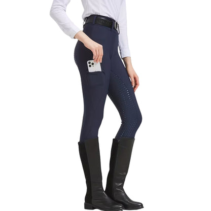 Reithose Silikon Grip High Stretch Reitsport Damen | Velrion