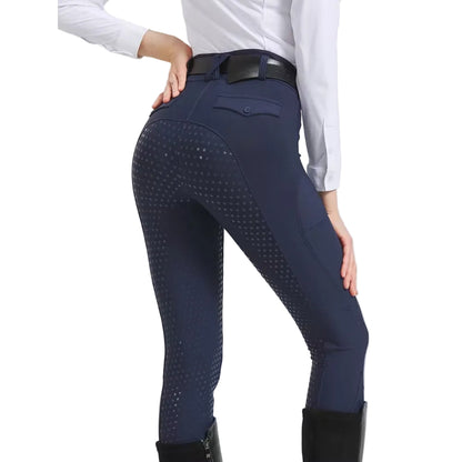 Reithose Silikon Grip High Stretch Reitsport Damen | Velrion