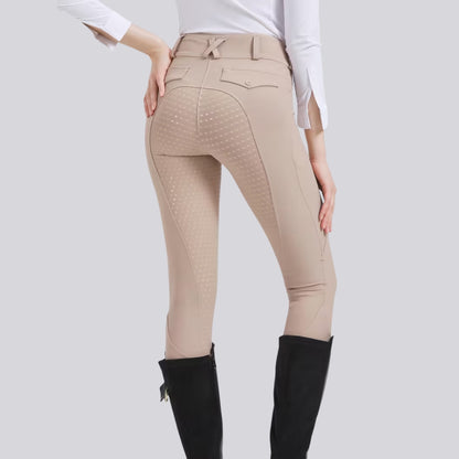 Reithose Silikon Grip High Stretch Reitsport Damen | Velrion