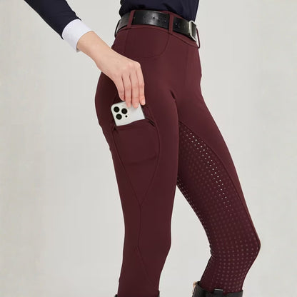 Reithose Silikon Grip High Stretch Reitsport Damen | Velrion