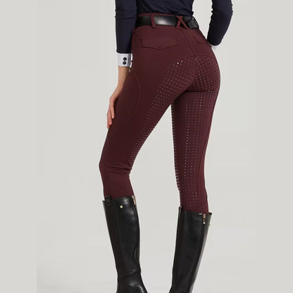 Reithose Silikon Grip High Stretch Reitsport Damen | Velrion
