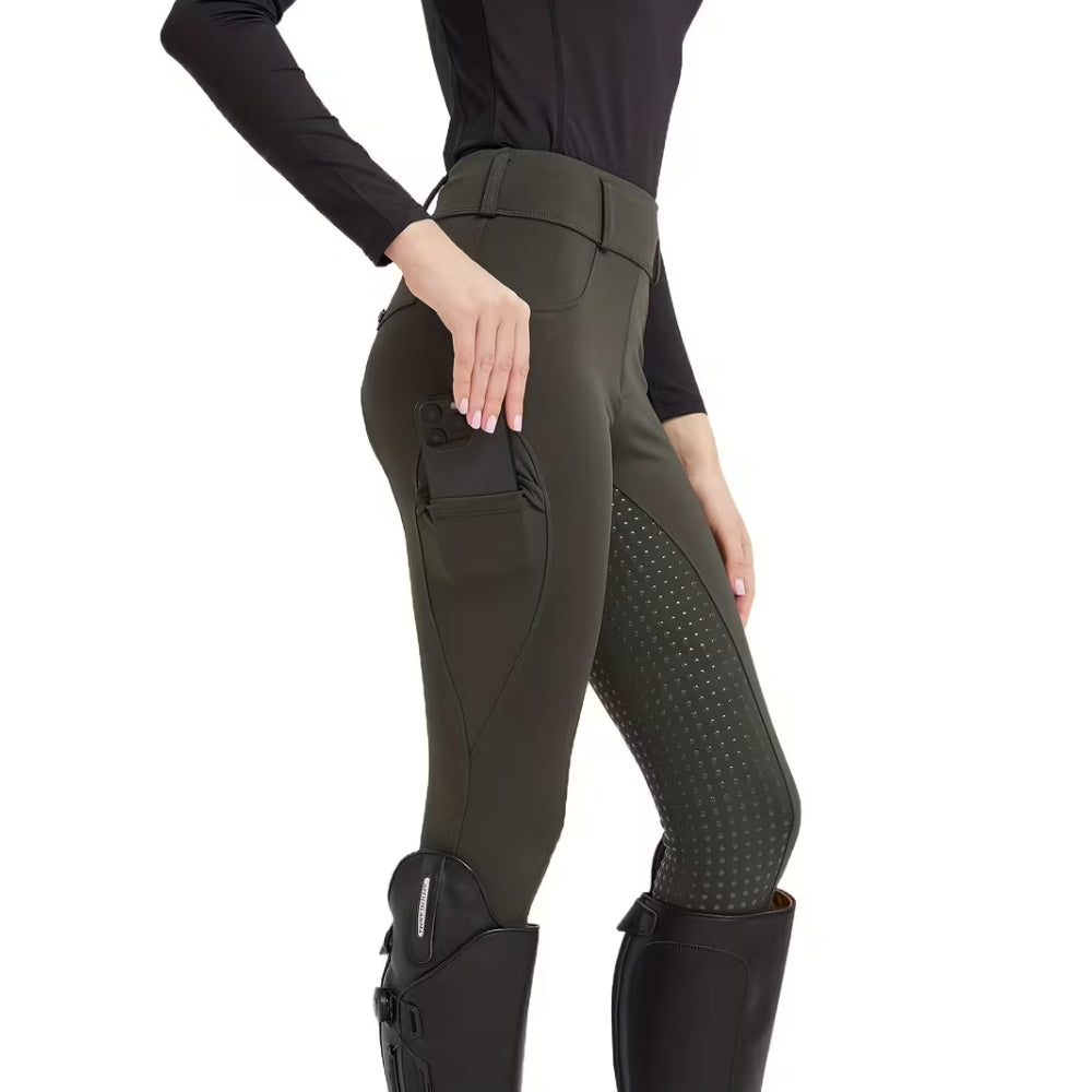 Reithose Silikon Grip High Stretch Reitsport Damen | Velrion