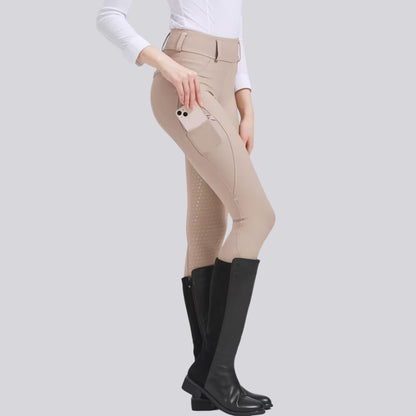 Reithose Silikon Grip High Stretch Reitsport Damen | Velrion