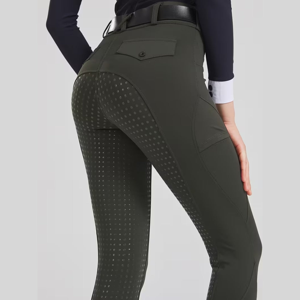 Reithose Silikon Grip High Stretch Reitsport Damen | Velrion
