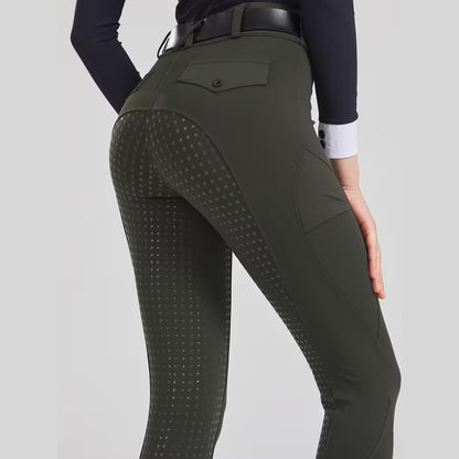 Reithose Silikon Grip High Stretch Reitsport Damen | Velrion