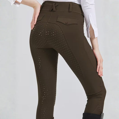 Reithose Silikon Grip High Stretch Reitsport Damen | Velrion