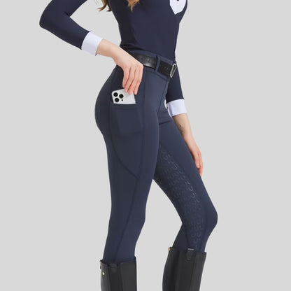 Reithose Vollsilikon Grip High Stretch Reitsport Passform | Velrida