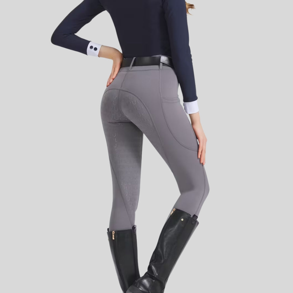 Reithose Vollsilikon Grip High Stretch Reitsport Passform | Velrida
