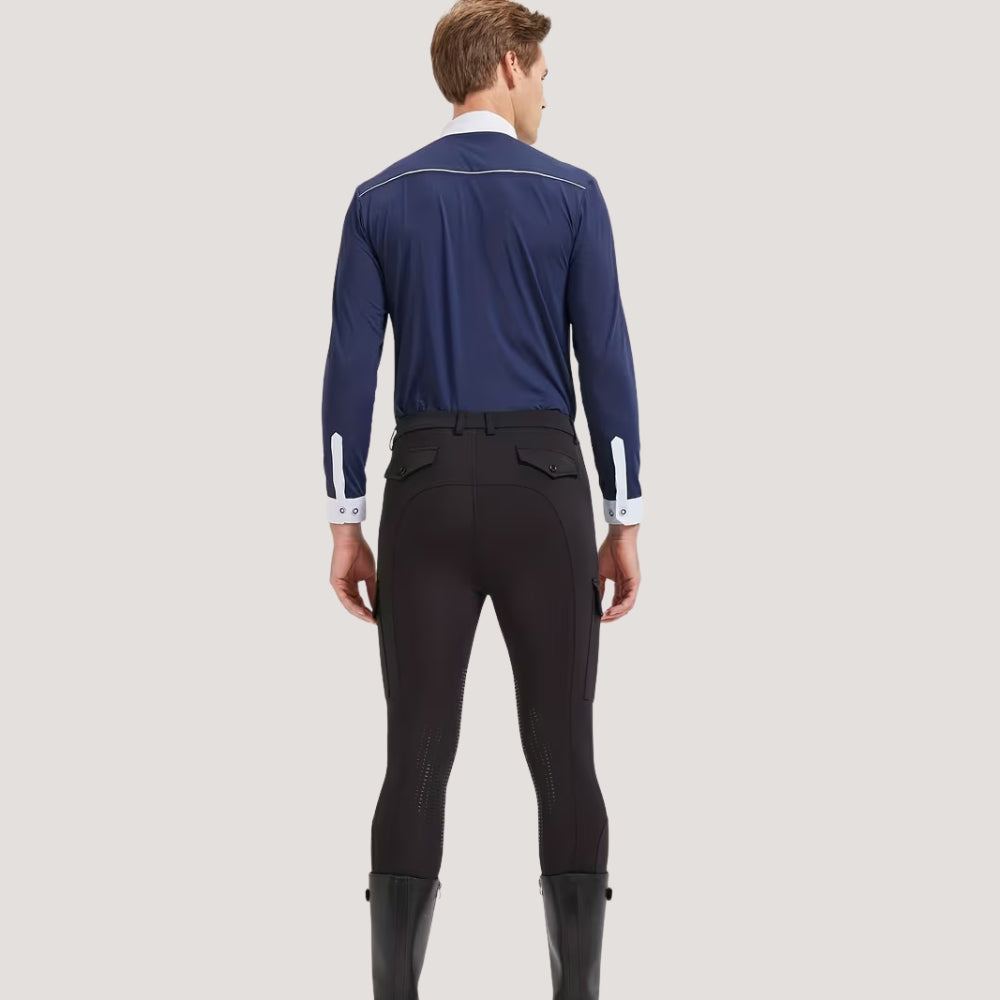 Reitshirt Herren Atmungsaktiv Elastisch Figurbetont | Velmoro