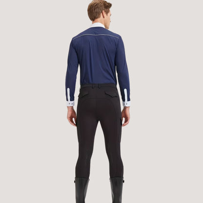 Reitshirt Herren Atmungsaktiv Elastisch Figurbetont | Velmoro