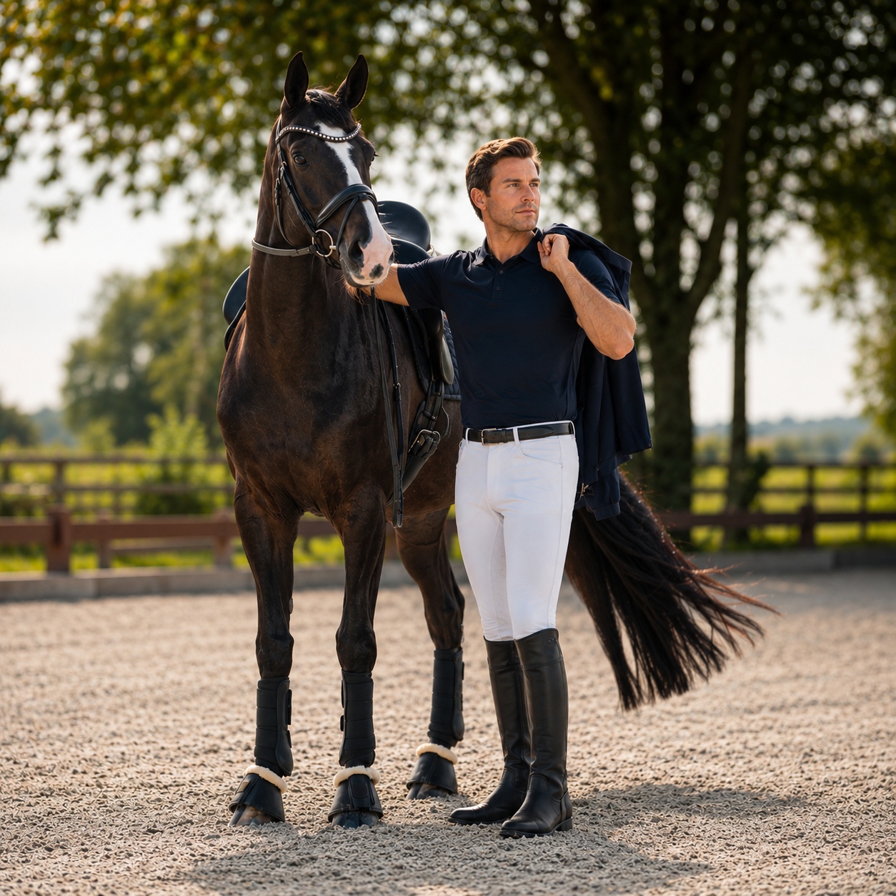 Reitstiefel Mikrofaserleder wasserdicht zum Reiten | Equiron