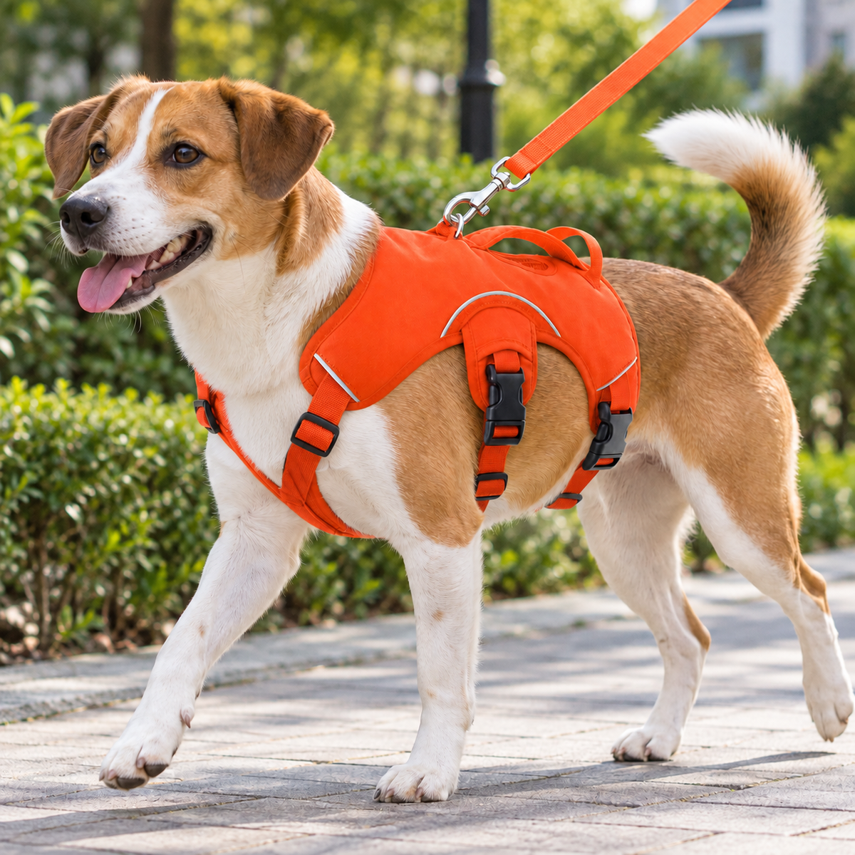 Rocco | Reflektierendes Hundegeschirr gegen Ziehen