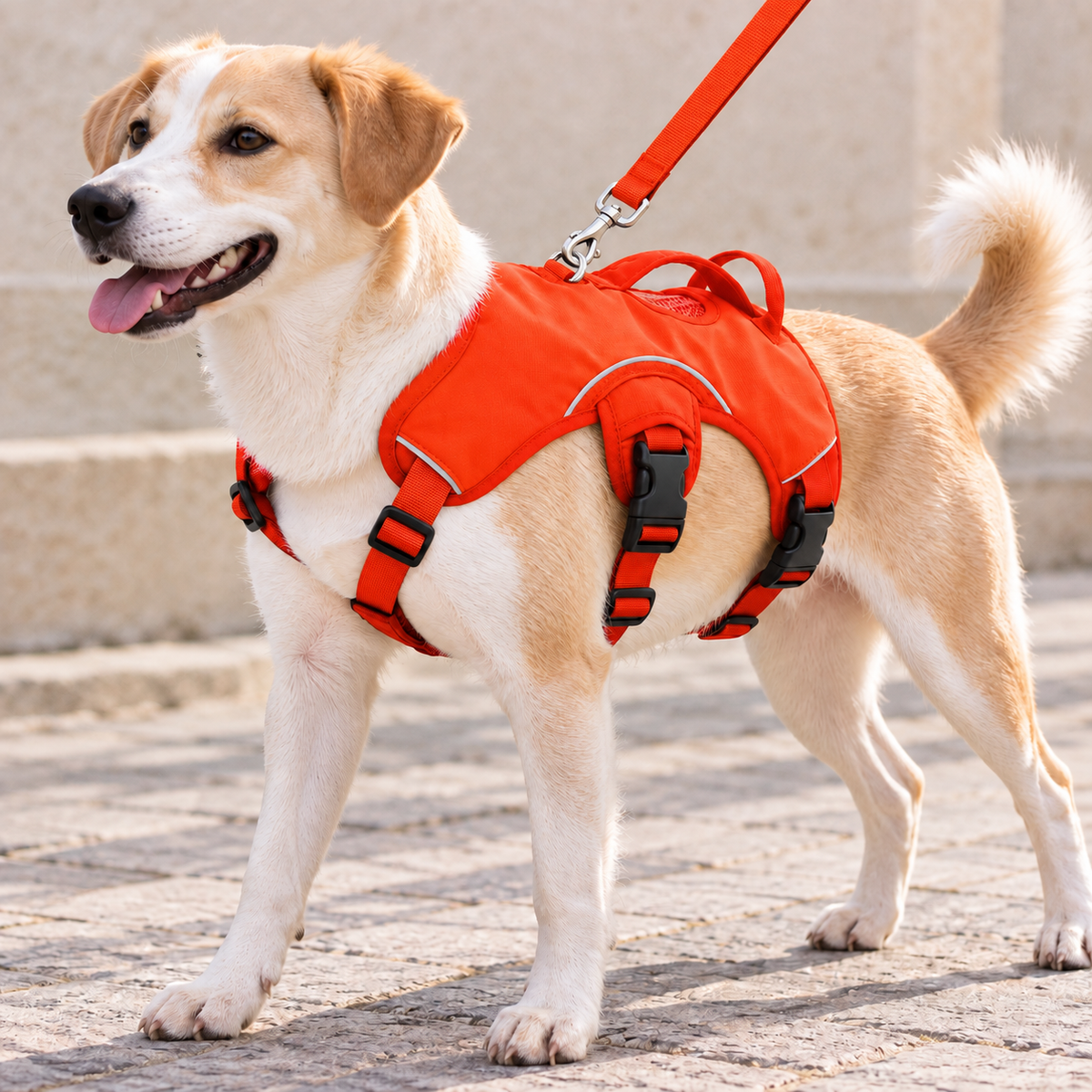 Rocco | Reflektierendes Hundegeschirr gegen Ziehen