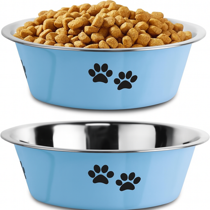 Hundenäpfe aus Edelstahl mit rutschfestem Boden | Dinezzo