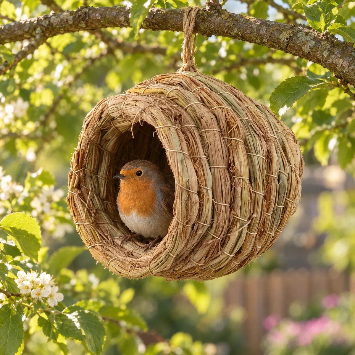 Rundes Vogelnest Für Den Käfig