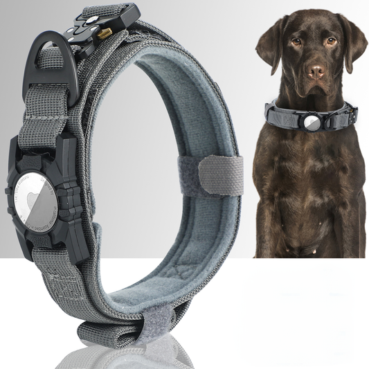 Conrad Taktisches Hundehalsband mit Airtag-Halterung