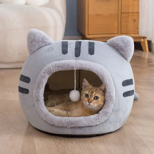 Zorina Weiches Katzenhaus mit Spielzeug