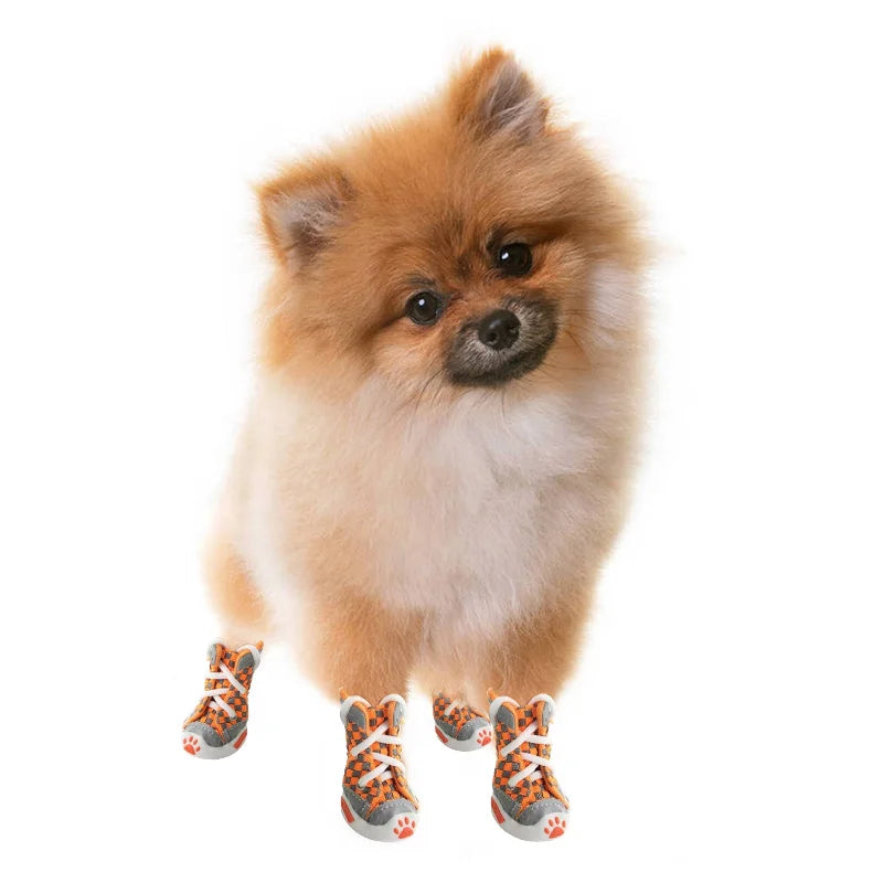Zevvon | Hundeschuhe für den Sommer mit Grip und luftigem Baumwollgewebe