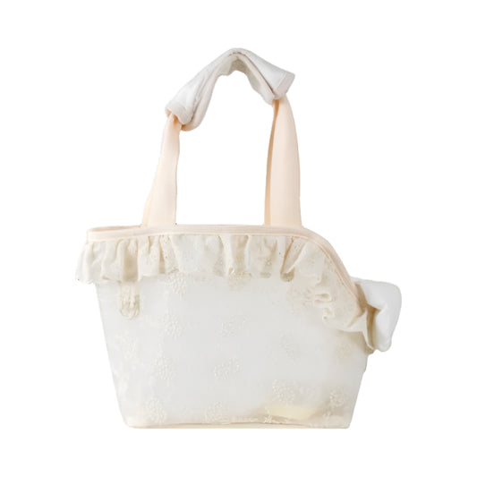 Jade Hundetransporttasche mit charmantem Blumenmuster