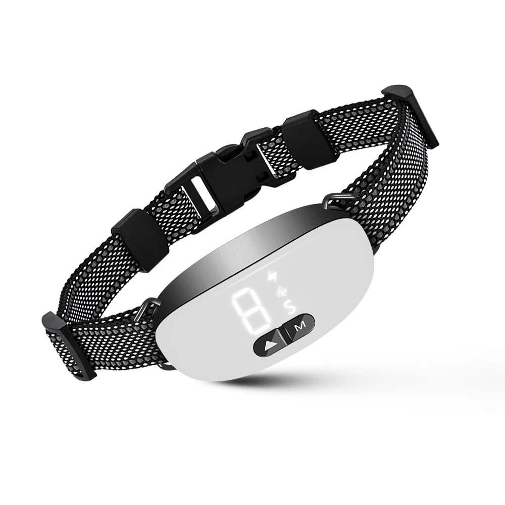 Schoko | Anti-Bell-Halsband mit Vibration und Tonsignalen Knuddel Pfoten Schoko | Anti-Bell-Halsband mit Vibration und Tonsignalen Knuddel Pfoten