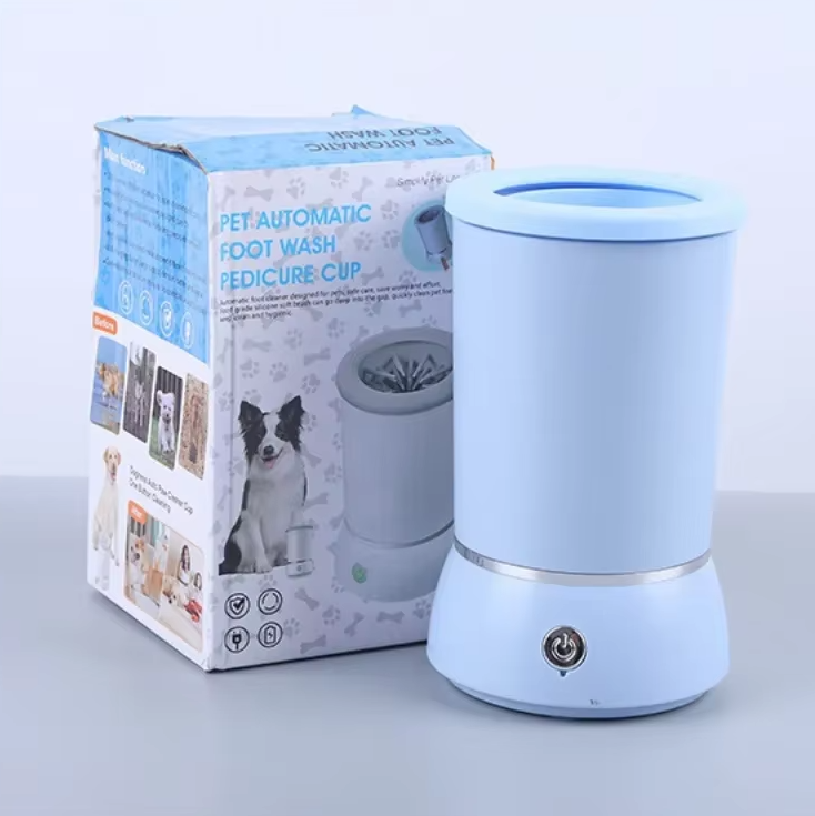 Toto | Elektrischer Hundepfotenreiniger mit 360° Bürstensystem zur sanften Reinigung