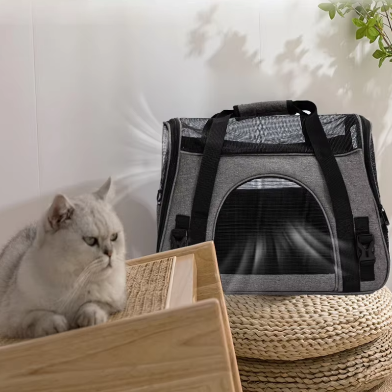 Brock | Faltbare Transporttasche für Haustiere Reise Tasche für Hunde Und Katzen