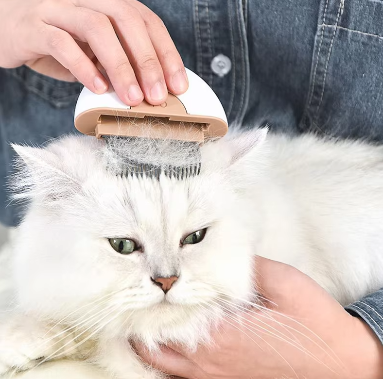 Luxa | Fellpflegekamm für Hunde und Katzen mit 2-in-1 Funktion