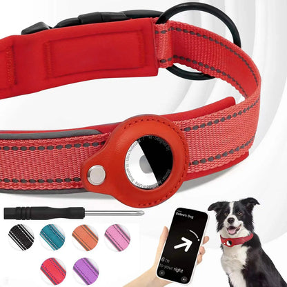 Alfred Reflektierendes Hundehalsband mit AirTag