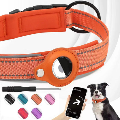 Alfred Reflektierendes Hundehalsband mit AirTag