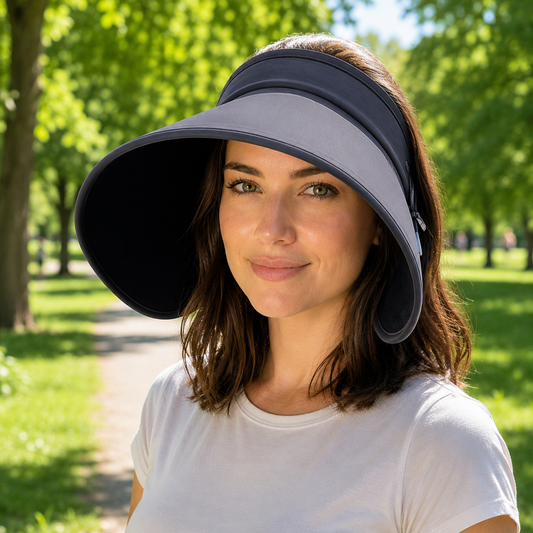 Sommerhut UPF 50+ UV Sonnenvisor fuer Hundespaziergaenge | Bexora