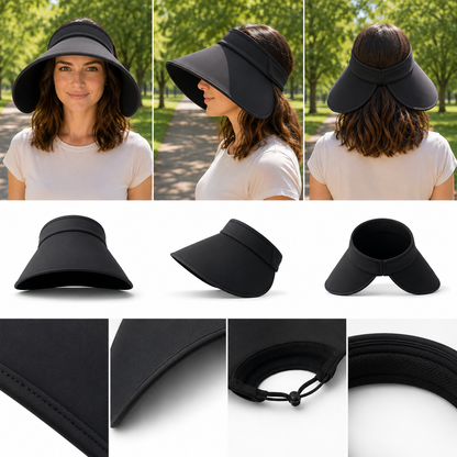 Sommerhut UPF 50+ UV Sonnenvisor fuer Hundespaziergaenge | Bexora