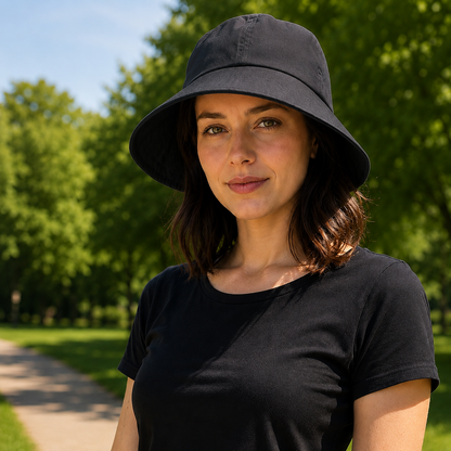 Sommerhut UPF 50+ UV fuer Hundespaziergaenge mit Zopfoeffnung | Sondra