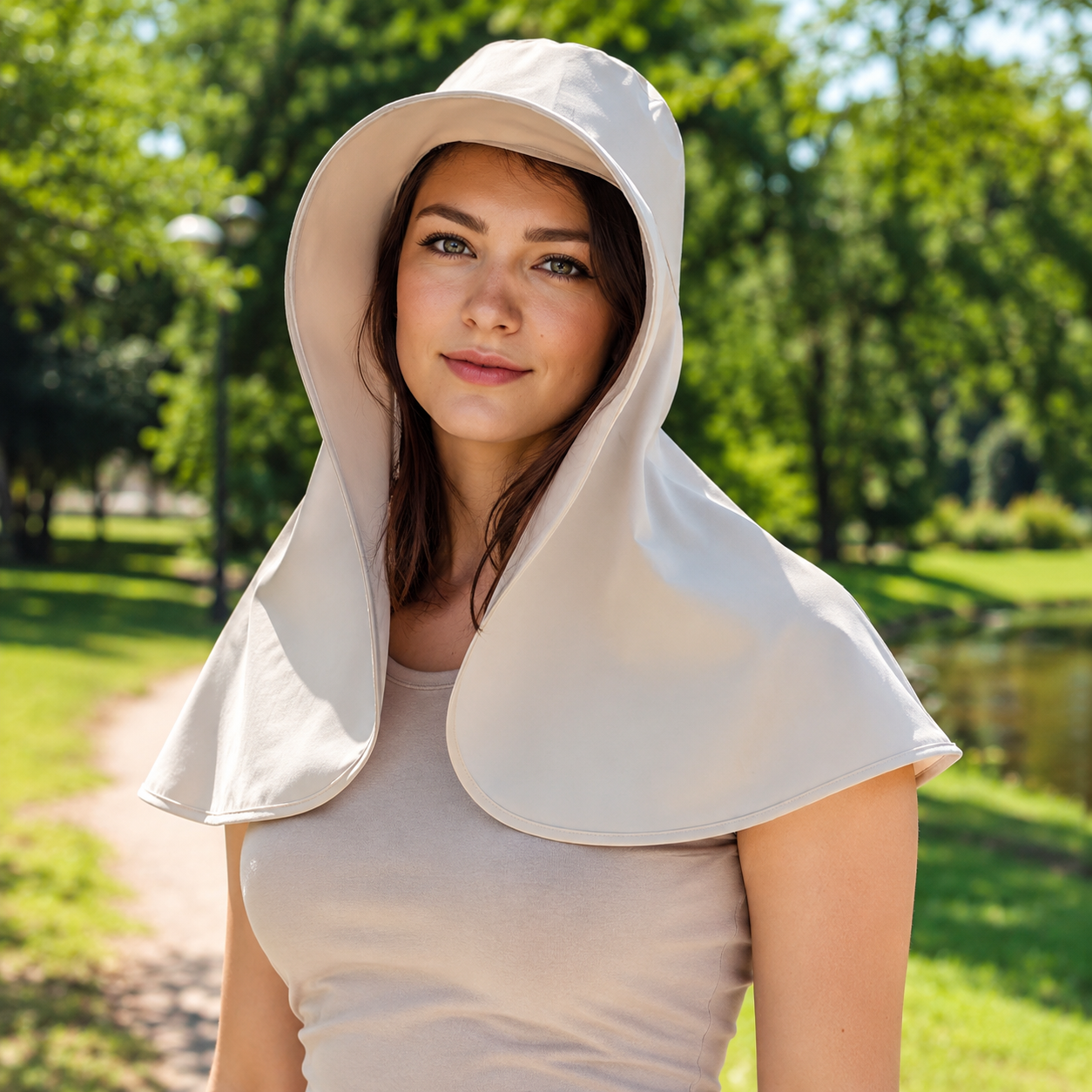 Sommerhut UPF 50+ UV mit Nackenteil fuer Hundespaziergaenge | Arlune