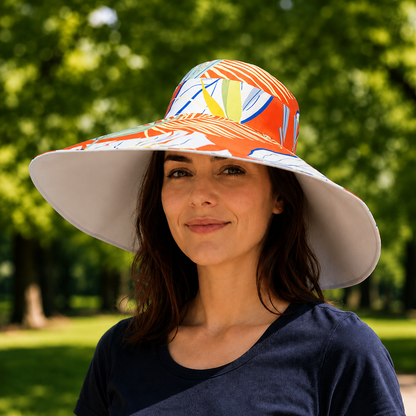 Sommerhut UPF 50+ UV wendbar fuer Hundespaziergaenge | Solmira