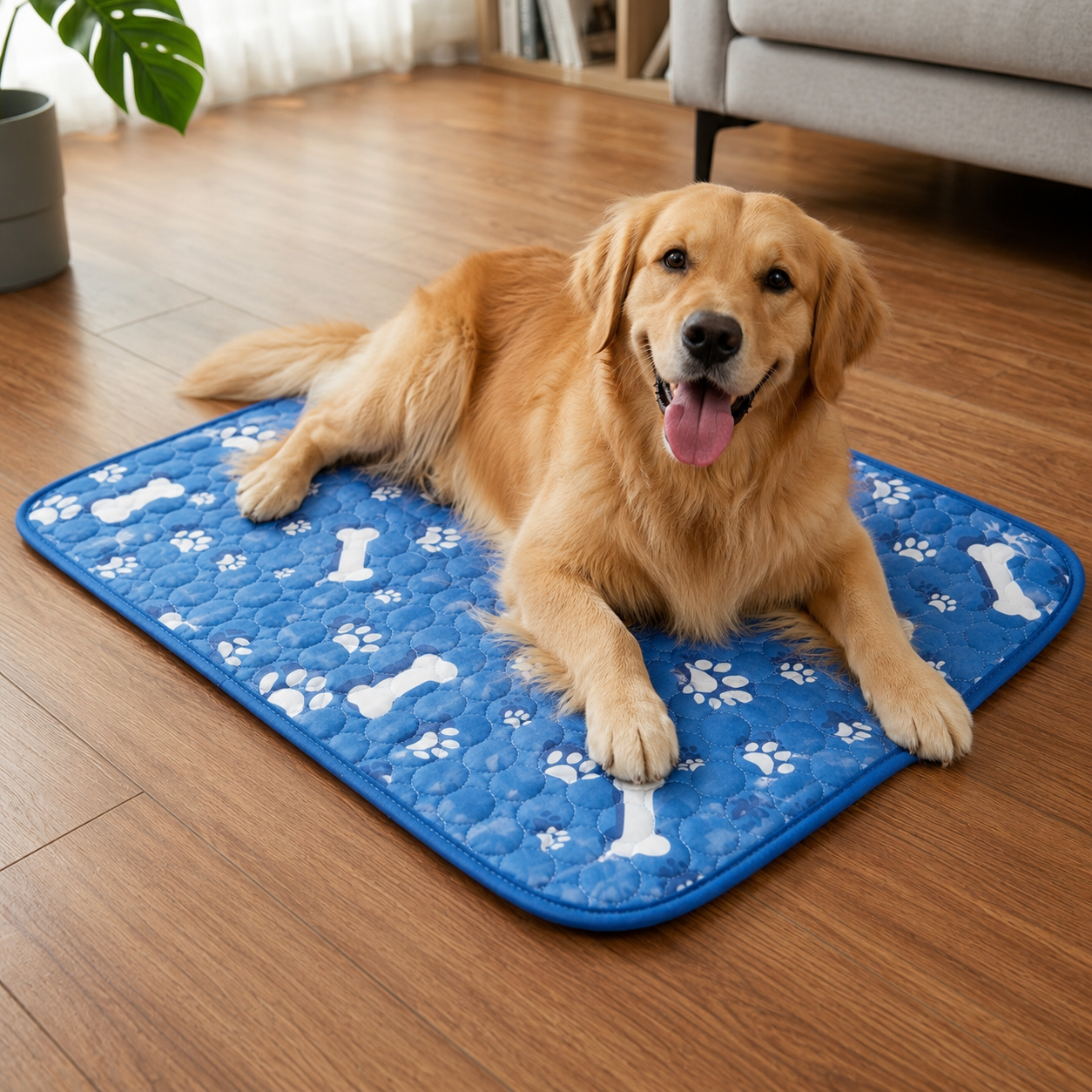 Tierkuehlmatte atmungsaktiv Polyester fuer Hunde und Katzen | Kalyor
